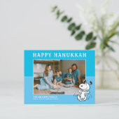 Peanuts | Snoopy Happy Chanoeka Feestdagenkaart (Staand voorkant)