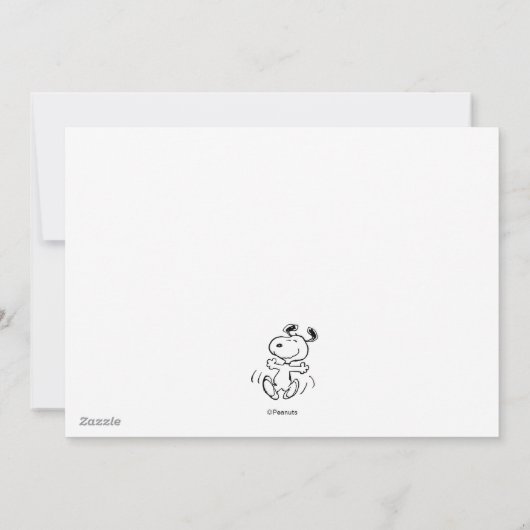 Peanuts | Snoopy Happy Chanoeka Feestdagenkaart (Achterkant)