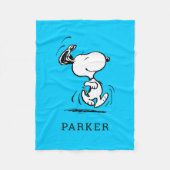 Peanuts | Snoopy Happy Dance Fleece Blanket (Voorkant)