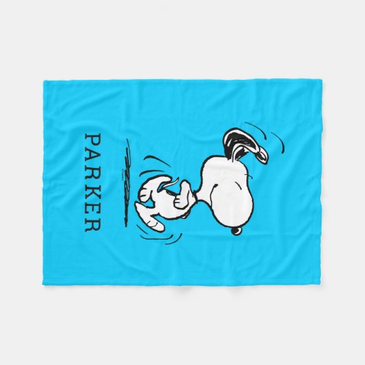 Peanuts | Snoopy Happy Dance Fleece Blanket Deken (Voorkant (Horizontaal))
