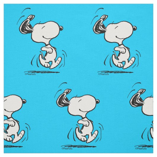 Peanuts | Snoopy Happy Dance Stof (Swatch)