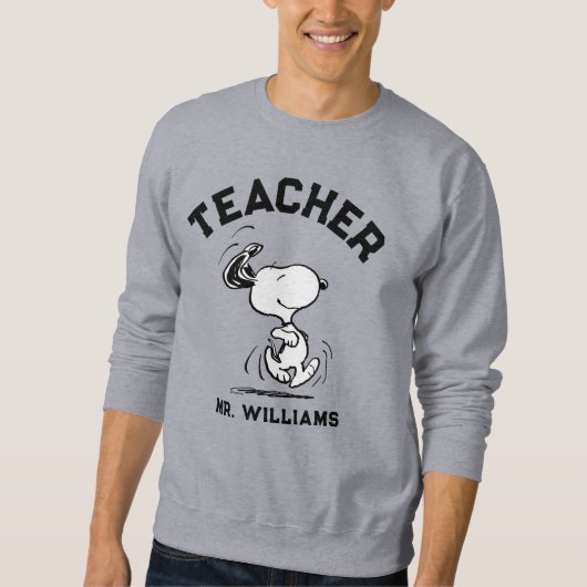 Peanuts | Snoopy Happy Dance Teacher Trui (Voorkant)