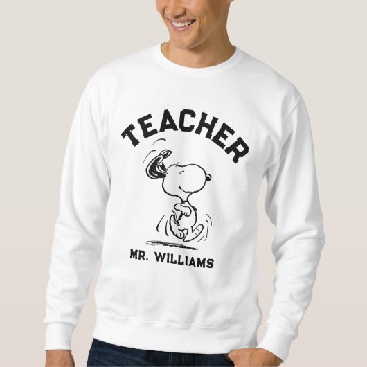 Peanuts | Snoopy Happy Dance Teacher Trui (Voorkant)