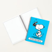 Peanuts | Snoopy Happy Dance Tekening Notitieboek (Binnen)