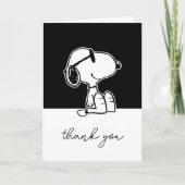 Peanuts | Snoopy Hart Zonnebril Bedankkaart (Voorkant)