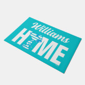 Peanuts | Snoopy Hart Zonnebril | Gepersonaliseerd Deurmat (Schuin)