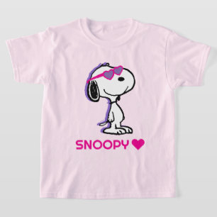 Peanuts   Snoopy Hart Zonnebril T-shirt