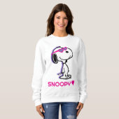 Peanuts | Snoopy Hart Zonnebril Trui (Voorkant volledig)