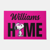 Peanuts | Snoopy Heart | Gepersonaliseerd Deurmat (Voorkant)