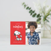 Peanuts | Snoopy Heart Knuffel Briefkaart (Staand voorkant)