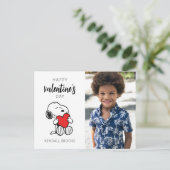 Peanuts | Snoopy Heart Knuffel Briefkaart (Staand voorkant)