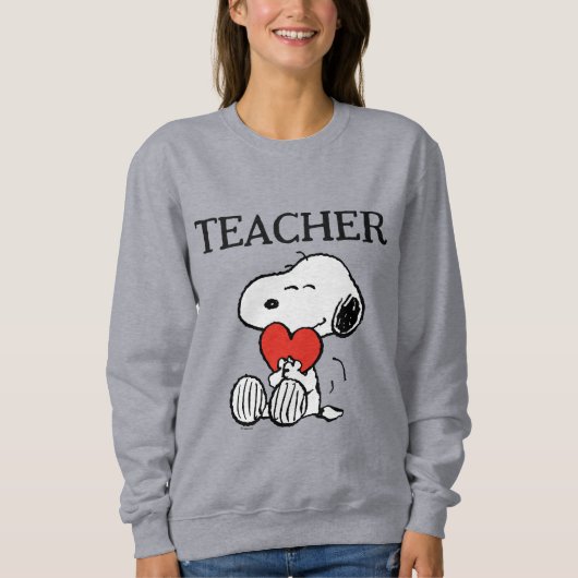 Peanuts | Snoopy Heart Knuffel Leraar Trui (Voorkant)