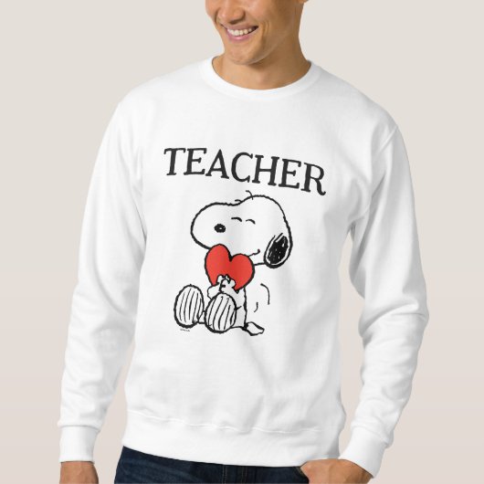Peanuts | Snoopy Heart Knuffel Leraar Trui (Voorkant)