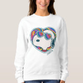 Peanuts | Snoopy Heart Rainbow Trui (Voorkant)