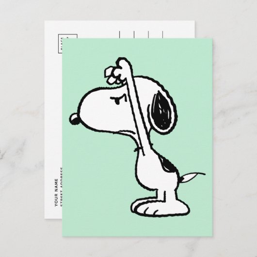 Peanuts | Snoopy heeft je bang gemaakt Briefkaart (Voorkant / Achterkant)