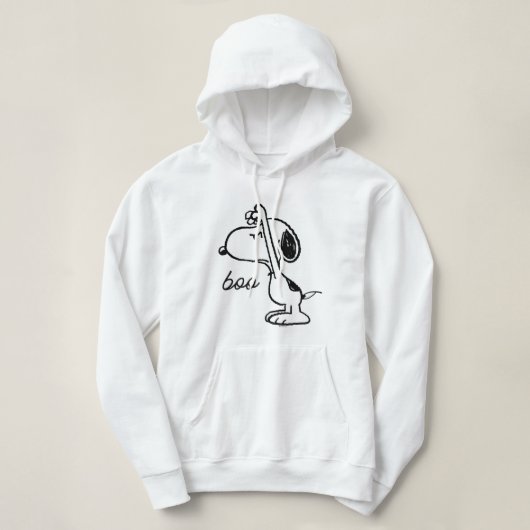 Peanuts | Snoopy heeft je bang gemaakt Hoodie (Design voorkant)