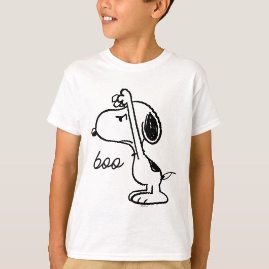 Peanuts | Snoopy heeft je bang gemaakt T-shirt (Voorkant)