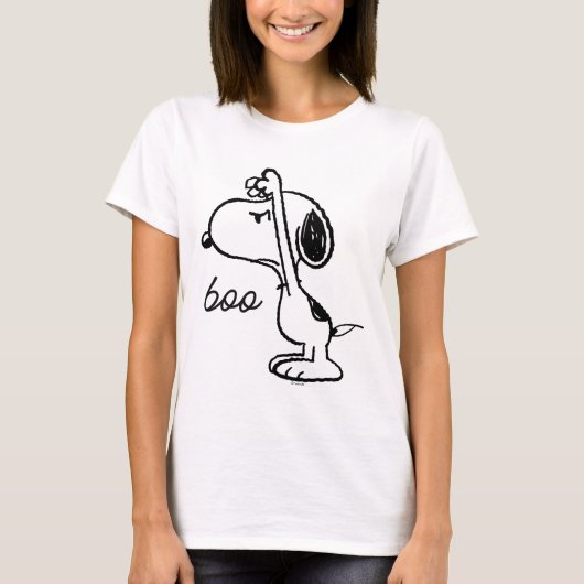 Peanuts | Snoopy heeft je bang gemaakt T-shirt (Voorkant)