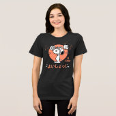 Peanuts | Snoopy Hefgewichten Tri-Blend Shirt (Voorkant volledig)