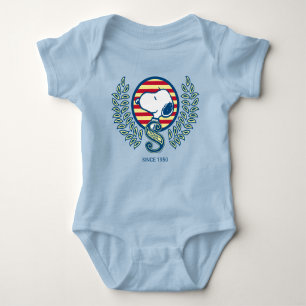 Peanuts   Snoopy Heraldry Romper
