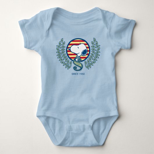 Peanuts | Snoopy Heraldry Romper (Voorkant)