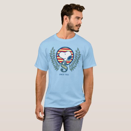 Peanuts | Snoopy Heraldry T-shirt (Voorkant volledig)