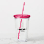 Peanuts | Snoopy het geheim van het leven Acryl Drinkbeker (Achterkant)