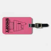 Peanuts | Snoopy het geheim van het leven Bagagelabel (Voorkant horizontaal)