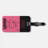 Peanuts | Snoopy het geheim van het leven Bagagelabel (Achterkant horizontaal)