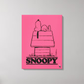 Peanuts | Snoopy het geheim van het leven Canvas Afdruk (Voorkant)
