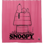 Peanuts | Snoopy het geheim van het leven Douchegordijn (Voorkant)