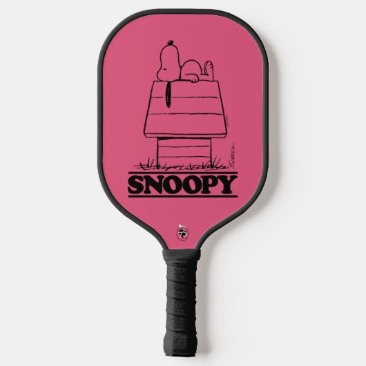 Peanuts | Snoopy het geheim van het leven Pickleball Paddle (Achterkant)