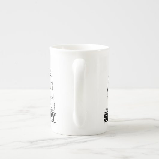 Peanuts | Snoopy het geheim van het leven Porselein Kop (Achterkant)