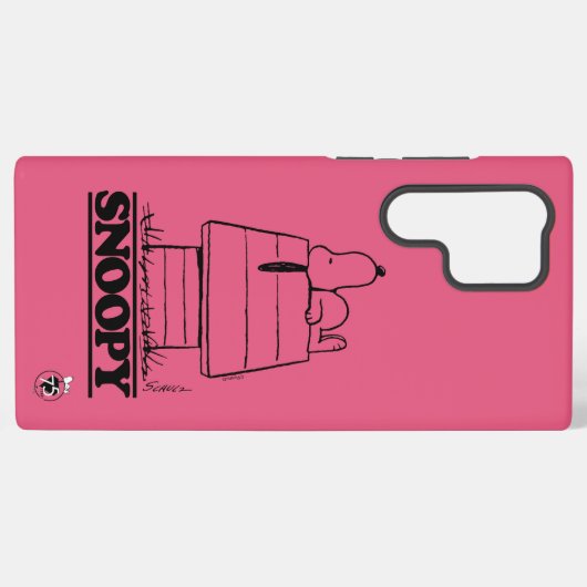 Peanuts | Snoopy het geheim van het leven Samsung Galaxy Hoesje (Achterkant horizontaal)