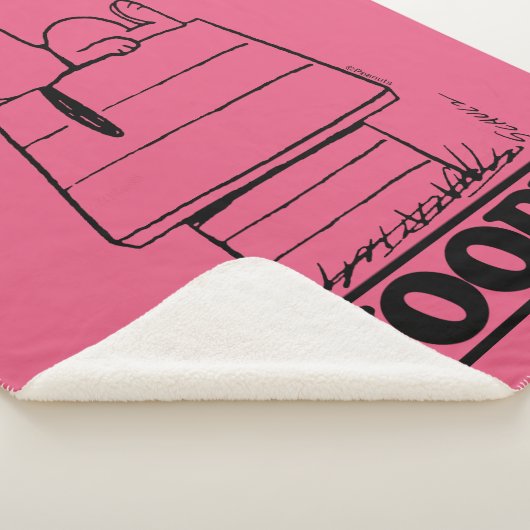 Peanuts | Snoopy het geheim van het leven Sherpa Deken (3/4)