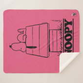 Peanuts | Snoopy het geheim van het leven Sherpa Deken (Voorkant (horizontaal))
