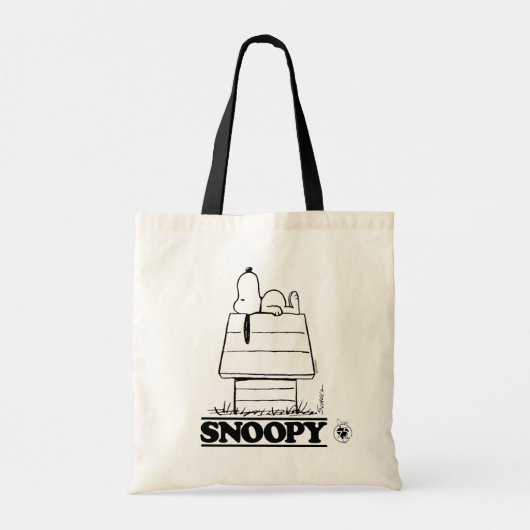 Peanuts | Snoopy het geheim van het leven Tote Bag (Achterkant)