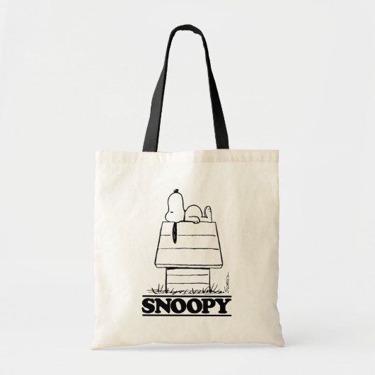 Peanuts | Snoopy het geheim van het leven Tote Bag (Voorkant)