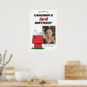 Peanuts Snoopy Hondenhok Verjaardags Poster (Keuken)