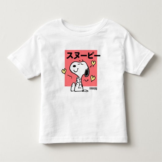Peanuts | Snoopy Hug Hearts Kinder Shirts (Voorkant)