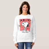 Peanuts | Snoopy Hug Hearts Trui (Voorkant volledig)