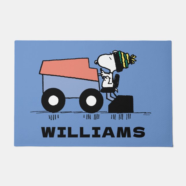 Peanuts | Snoopy Ice Resurfacing Machine Deurmat (Voorkant)