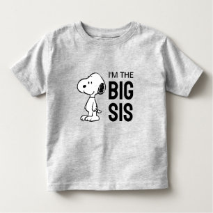 Peanuts Snoopy Ik ben de grote zuster Kinder Shirts