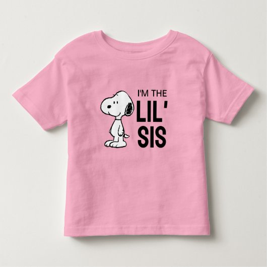 Peanuts Snoopy | Ik ben het kleine zusje Kinder Shirts (Voorkant)