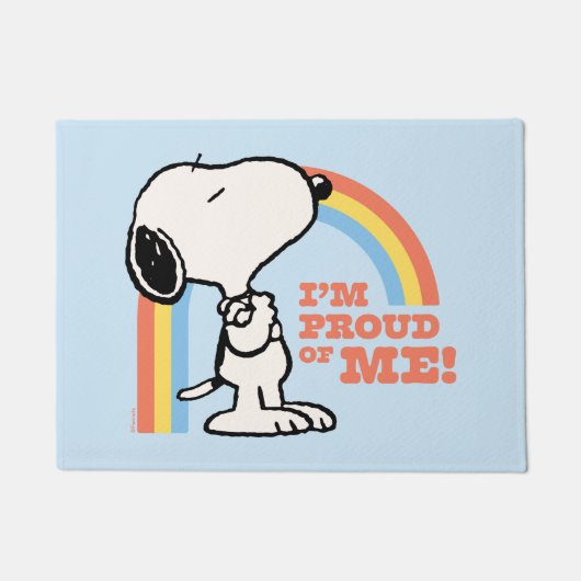 Peanuts | Snoopy Ik ben trots op me Deurmat (Voorkant)