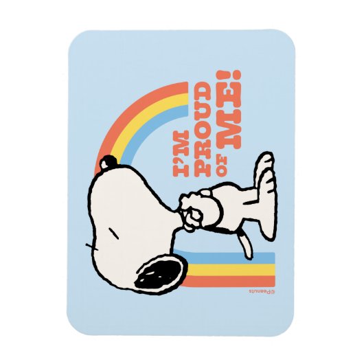 Peanuts | Snoopy Ik ben trots op me Magneet (Verticaal)