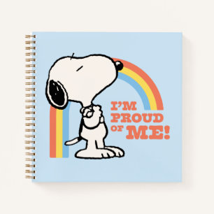 Peanuts   Snoopy Ik ben trots op me Notitieboek