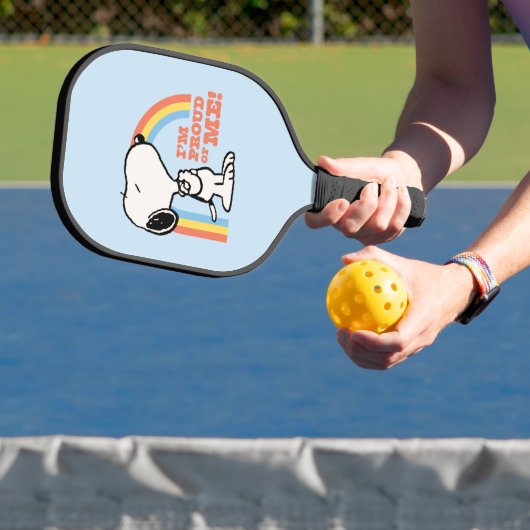 Peanuts | Snoopy Ik ben trots op me Pickleball Paddle (Insitu)