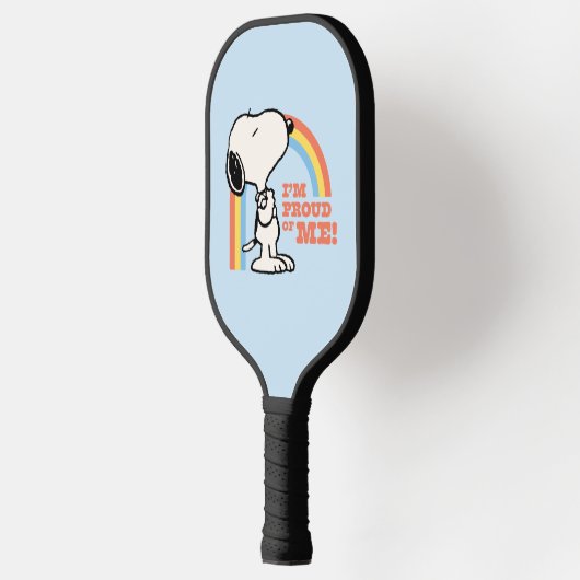 Peanuts | Snoopy Ik ben trots op me Pickleball Paddle (Links)