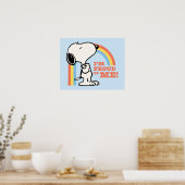Peanuts | Snoopy Ik ben trots op me Poster (Keuken)